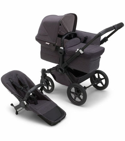 Bugaboo Donkey 5 Mono Complete Single-to-Double Stroller - Mineral  Black / Washed Black - 100000050