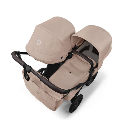 Bugaboo Donkey 6 Complete Single-to-Double Stroller - Black / Desert Taupe Melange / Desert Taupe Melange - 100370032