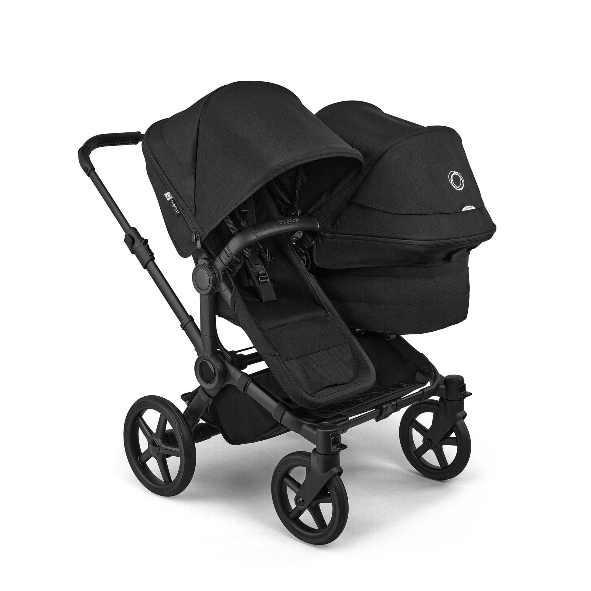 Bugaboo Donkey 6 Duo Complete Stroller Bundle - Black / Heritage Black / Heritage Black - D6-DUO-100370029