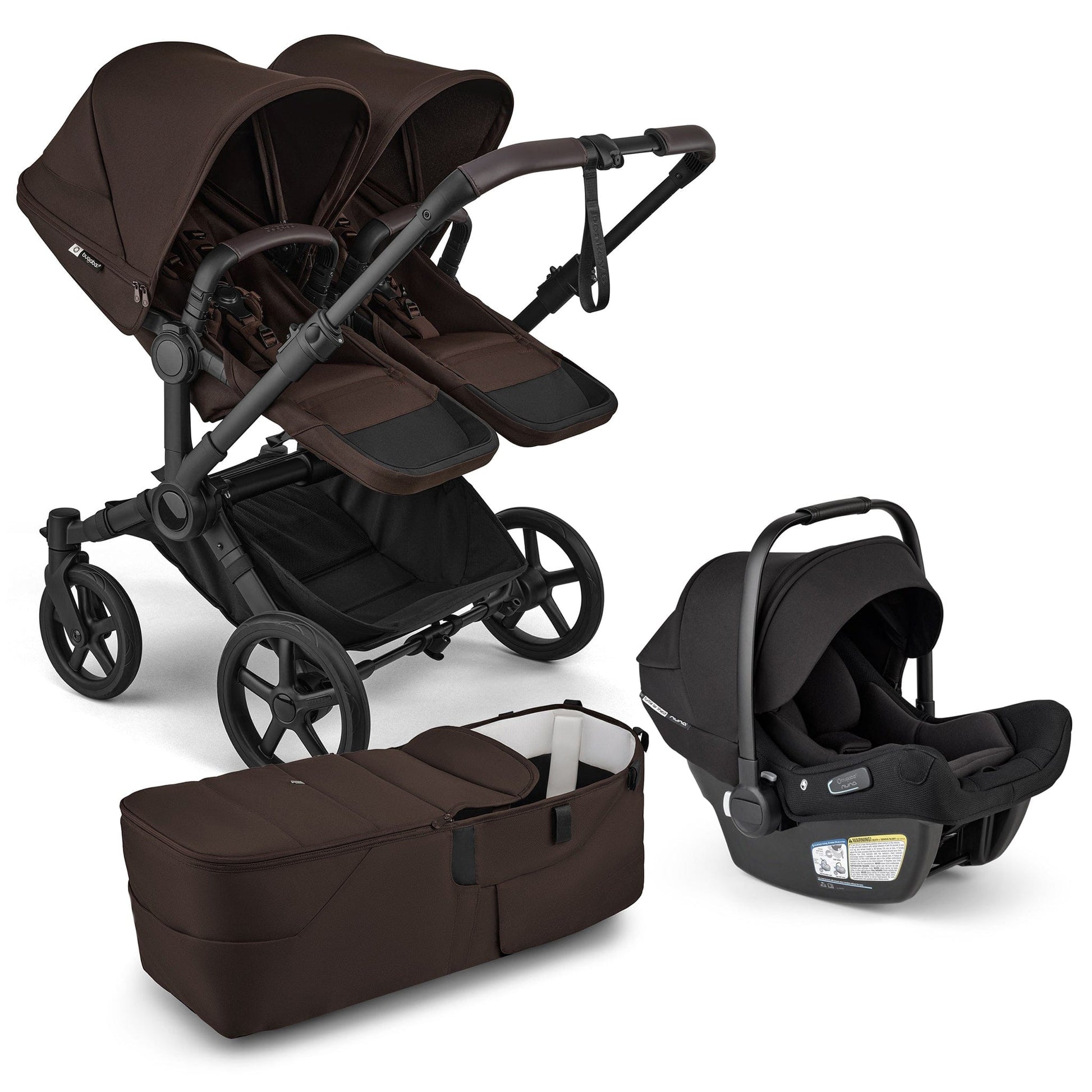 Bugaboo Donkey 6 Duo + Turtle Air Shield Travel System Bundle