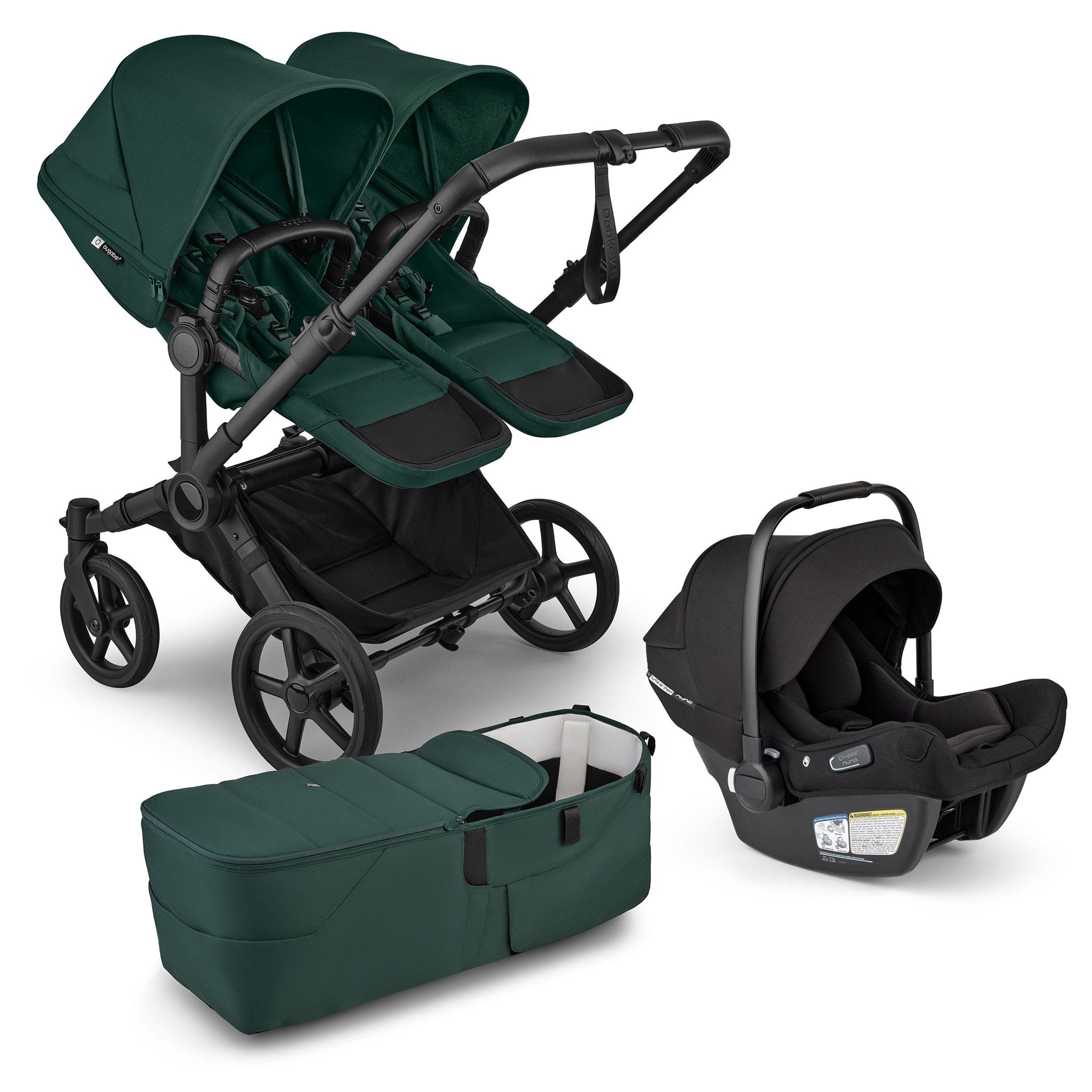 bugaboo donkey 3 bassinet assembly Bugaboo Donkey 6 Duo + Turtle Air Shield Travel System Bundle