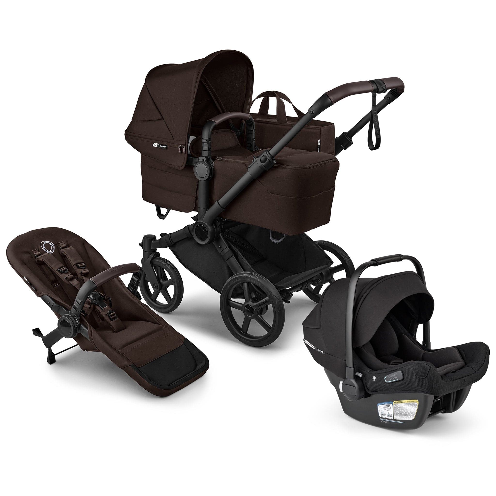 bugaboo donkey wanne Bugaboo Donkey 6 Mono + Turtle Air Shield Travel System Bundle