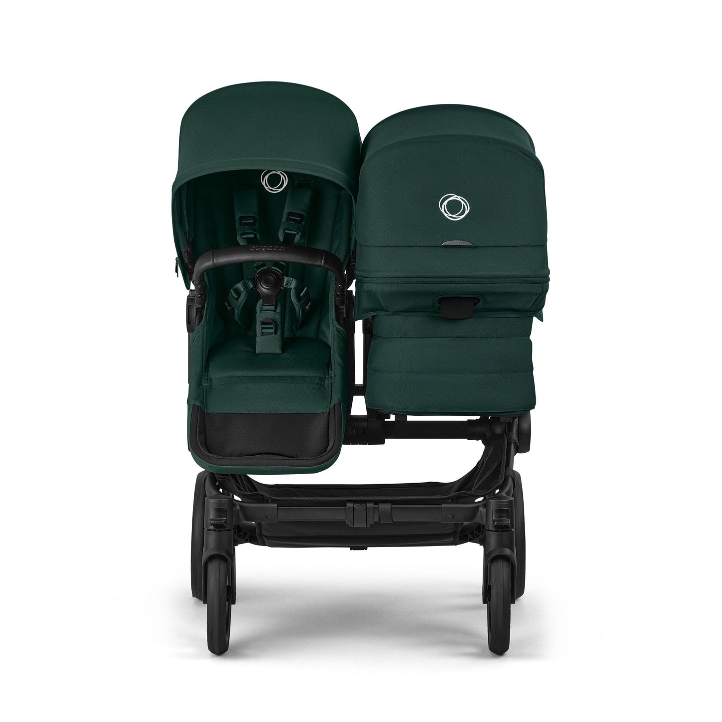 Bugaboo Donkey 6 Mono + Turtle Air Shield Travel System Bundle - Black / Fern Green / Fern Green - D6-TRVL-100370033