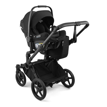 Bugaboo Donkey 6 + Turtle Air Shield Twin Travel System Bundle - Black / Cocoa Brown / Cocoa Brown - D6-TWIN-TRVL-100370034