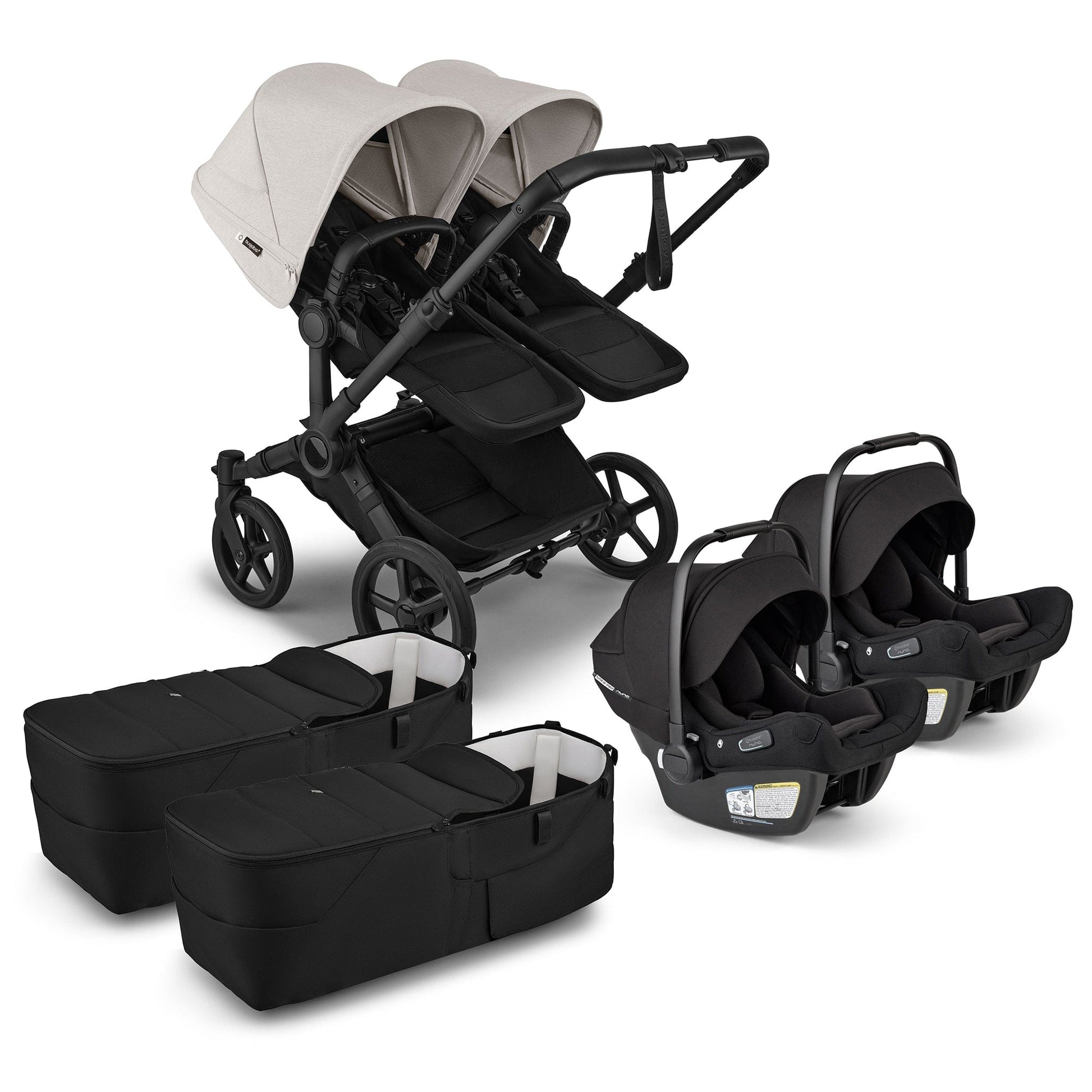 Bugaboo Donkey 6 + Turtle Air Shield Twin Travel System Bundle