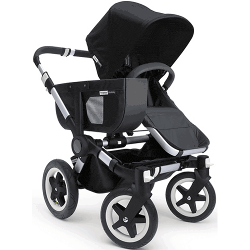 Bugaboo 2016/2017 Donkey Mono Stroller in Black/Black - 180110ZW01-11ZW
