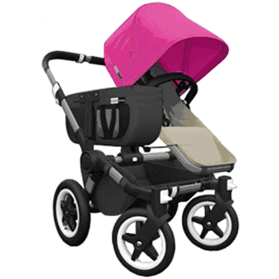 Bugaboo Donkey Mono Stroller in Sand/Pink - 180110SA01-11PI