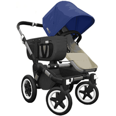 Bugaboo Donkey Mono Stroller in Sand/Royal Blue - 180110SA01-11RB