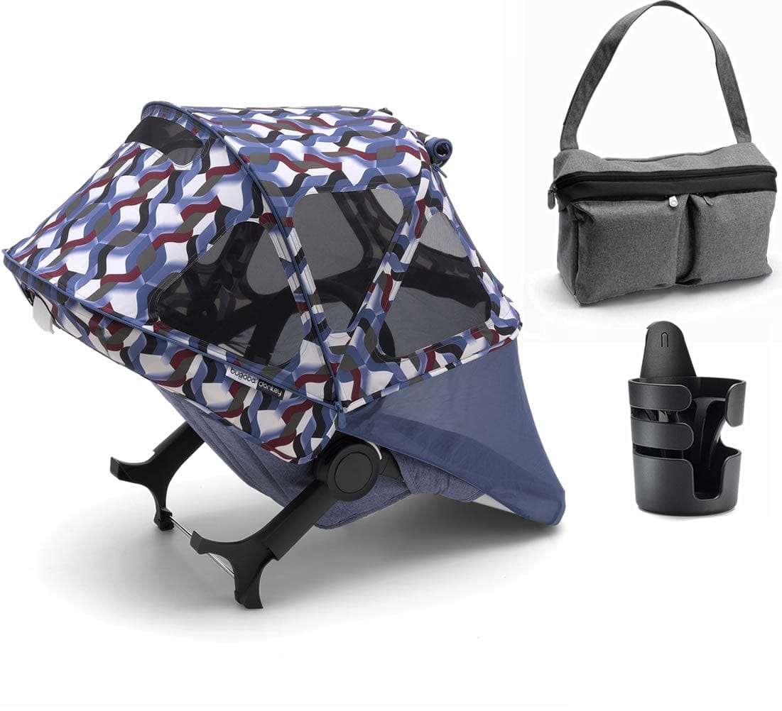 Bugaboo Donkey Spring Essentials Pack - Waves/Grey Melange - 180322FB01-80507AN01