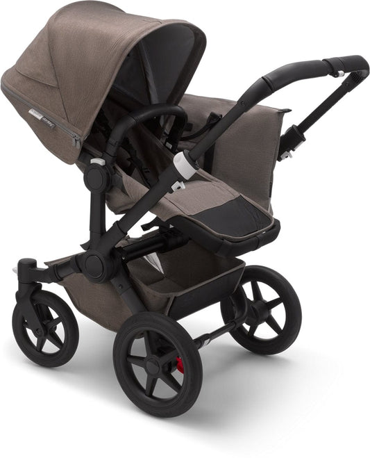 Bugaboo Donkey3 Mono Complete Single to Double Stroller - Black/Mineral Taupe - 181154AM01