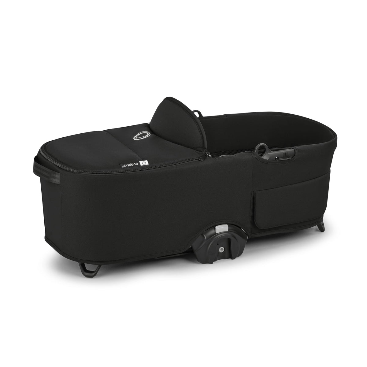 Black Bugaboo bassinet for stroller