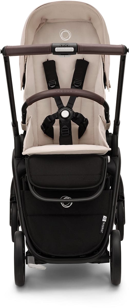 Bugaboo Dragonfly Complete Lightweight Compact Stroller + Bassinet - Black / Desert Taupe / Desert Taupe - 100292003
