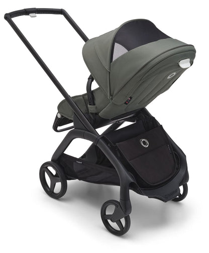 Bugaboo Dragonfly Complete Lightweight Compact Stroller + Bassinet - Black / Forest Green / Forest Green - 100176033