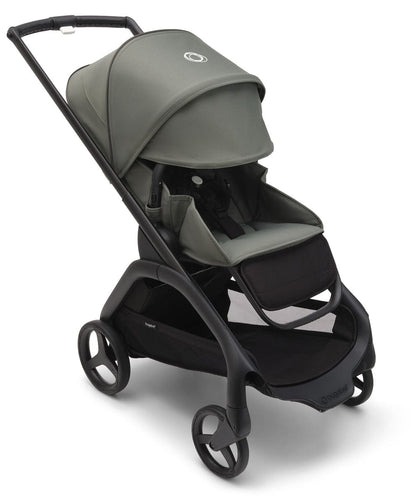 Bugaboo Dragonfly Complete Lightweight Compact Stroller + Bassinet - Black / Forest Green / Forest Green - 100176033