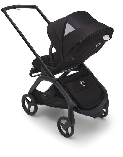 Bugaboo Dragonfly Complete Lightweight Compact Stroller + Bassinet - Black / Midnight Black / Midnight Black - 100176034