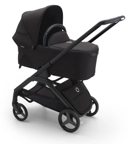 Bugaboo Dragonfly Complete Lightweight Compact Stroller + Bassinet - Black / Midnight Black / Misty White (Albee Exclusive) - 100176045