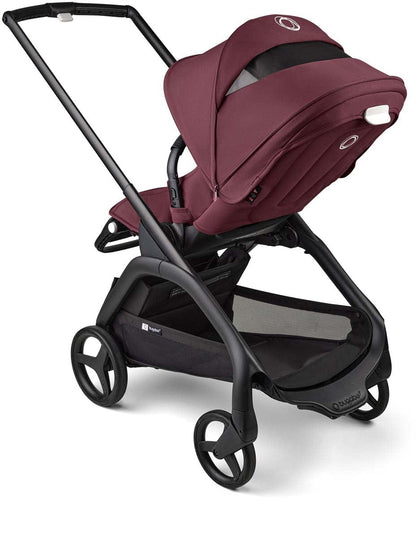 Bugaboo Dragonfly Complete Lightweight Compact Stroller - Black / Dark Cherry / Dark Cherry - 100176085