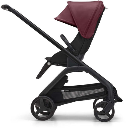 Bugaboo Dragonfly Complete Lightweight Compact Stroller - Black / Dark Cherry / Dark Cherry - 100176085