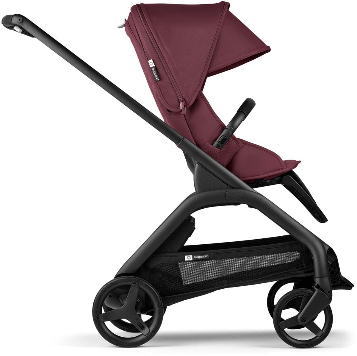 Bugaboo Dragonfly Complete Lightweight Compact Stroller - Black / Dark Cherry / Dark Cherry - 100176085