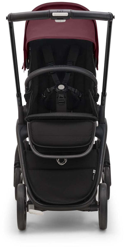 Bugaboo Dragonfly Complete Lightweight Compact Stroller - Black / Dark Cherry / Dark Cherry - 100176085