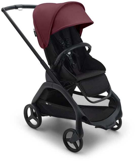 Bugaboo Dragonfly Complete Lightweight Compact Stroller - Black / Dark Cherry / Dark Cherry - 100176085