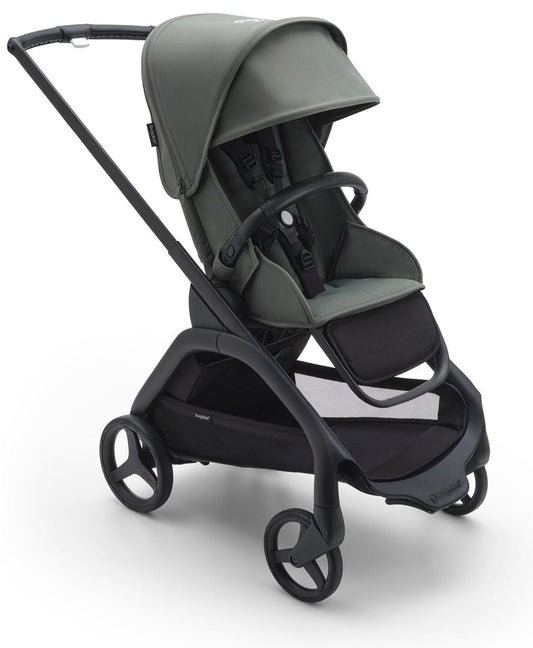Bugaboo Dragonfly Complete Lightweight Compact Stroller - Black / Forest Green / Forest Green - 100176062