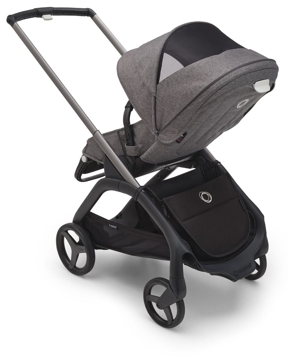 Bugaboo Dragonfly Complete Lightweight Compact Stroller - Graphite / Grey Melange / Grey Melange - 100176032