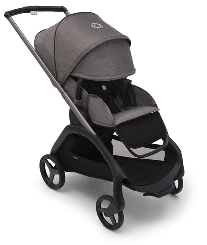 Bugaboo Dragonfly Complete Lightweight Compact Stroller - Graphite / Grey Melange / Grey Melange - 100176032
