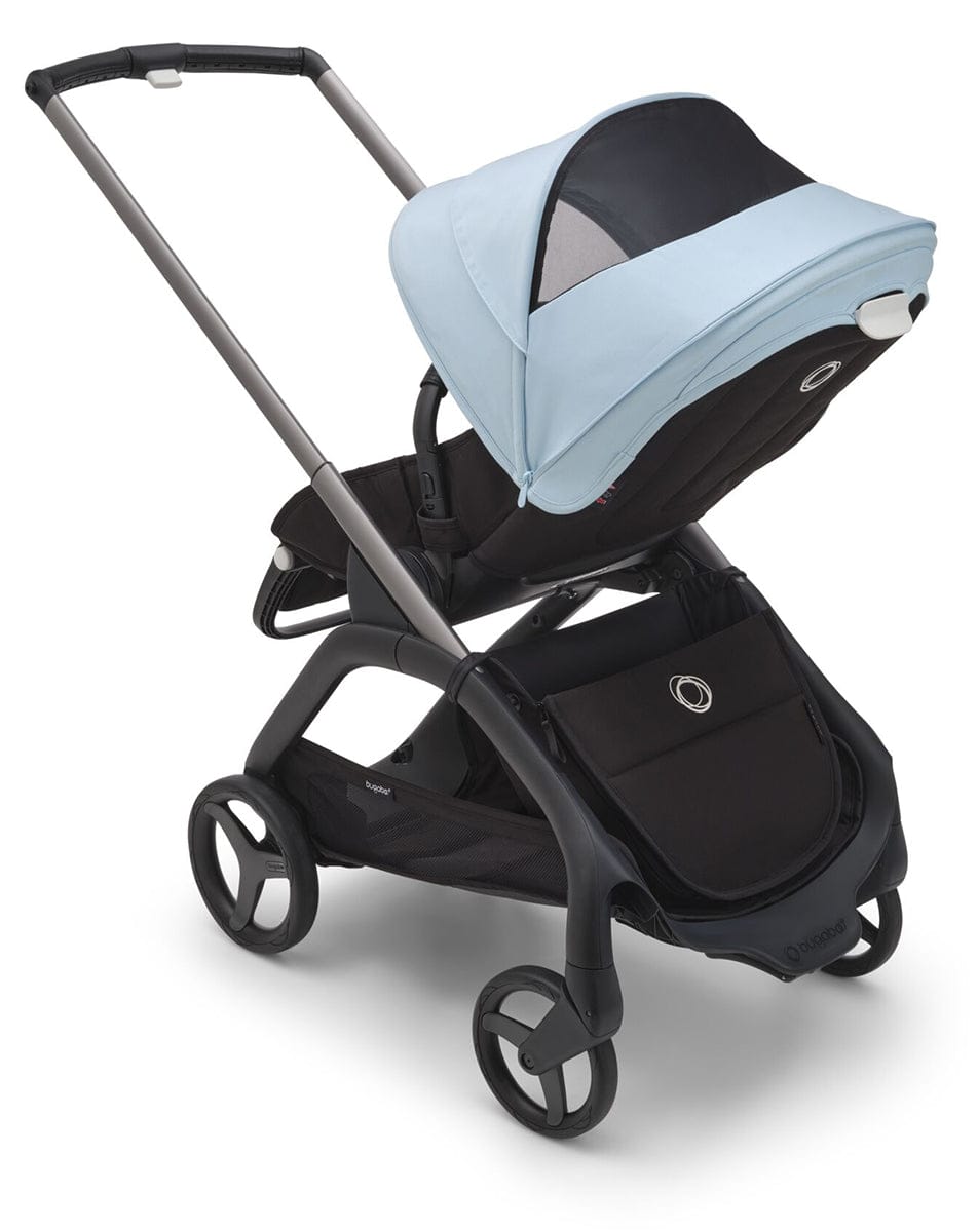 Bugaboo Dragonfly Complete Lightweight Compact Stroller - Graphite / Midnight Black / Skyline Blue - 100176038