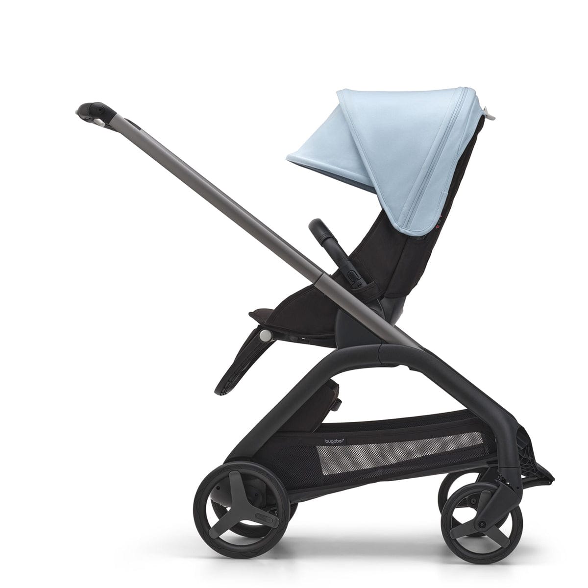 Bugaboo Dragonfly Complete Lightweight Compact Stroller - Graphite / Midnight Black / Skyline Blue - 100176038