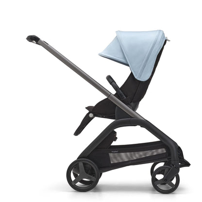 Bugaboo Dragonfly Complete Lightweight Compact Stroller - Graphite / Midnight Black / Skyline Blue - 100176038