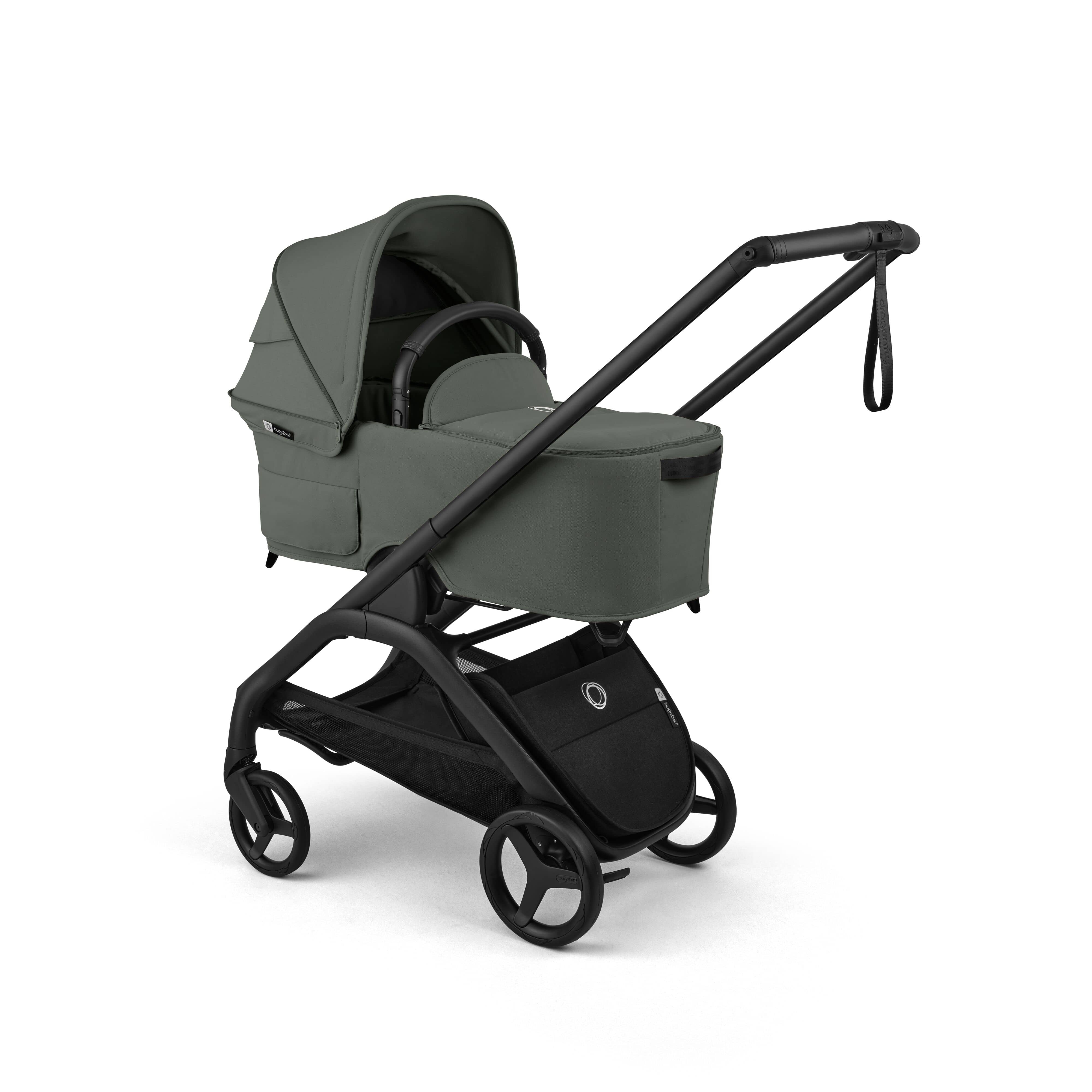 Bugaboo ビー6 グレー & グリーン Bugaboo Dragonfly Plus Seat & Bassinet Complete - Black / Forest