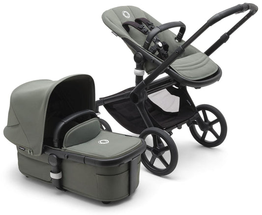 Bugaboo Fox 5 Complete Stroller - Black / Forest Green / Forest Green - 100051047