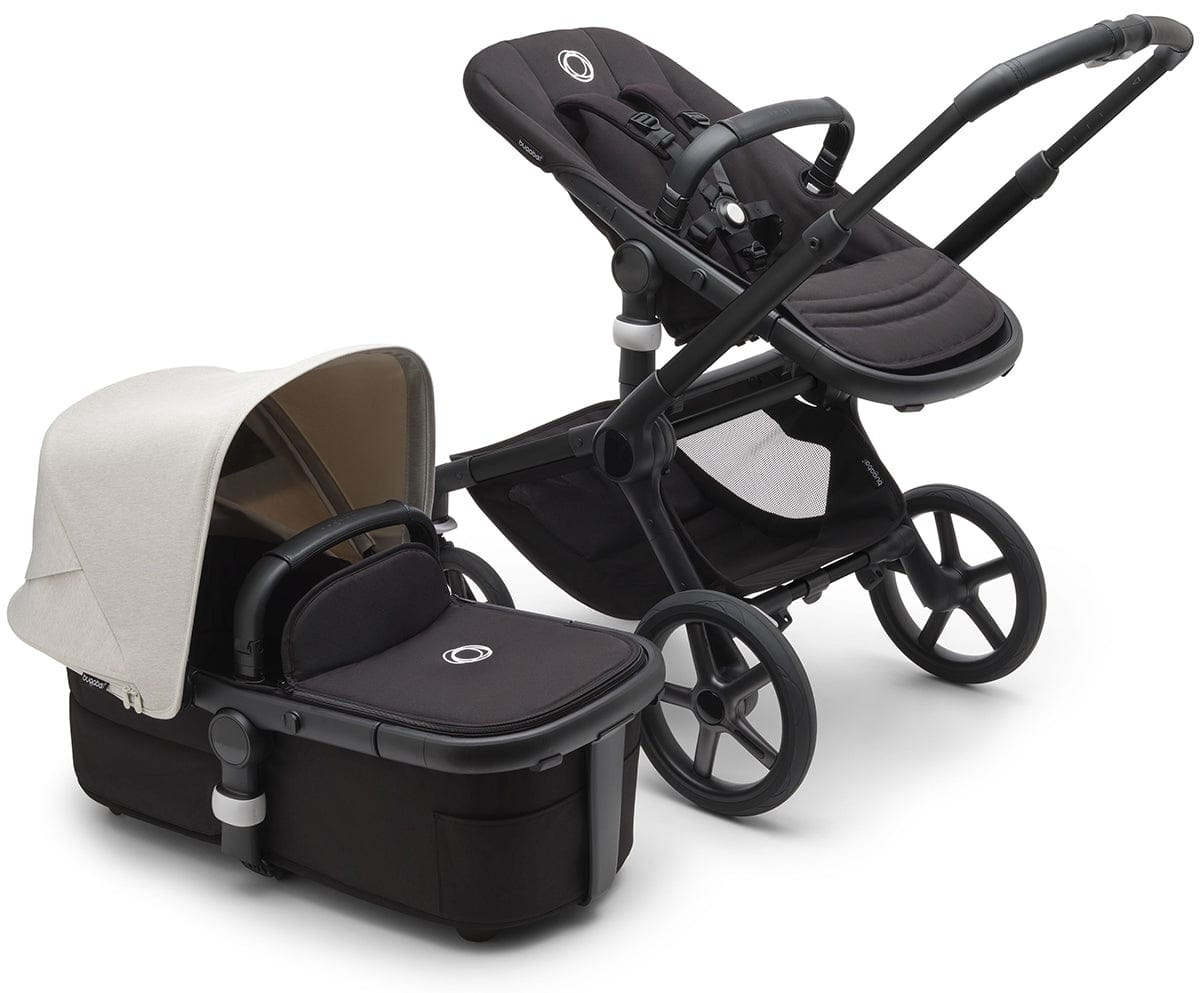 Bugaboo Fox 5 Complete Stroller - Black / Midnight Black / Misty White - 100051049