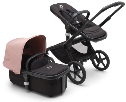 Bugaboo Fox 5 Complete Stroller Bundle - Black / Midnight Black / Morning Pink