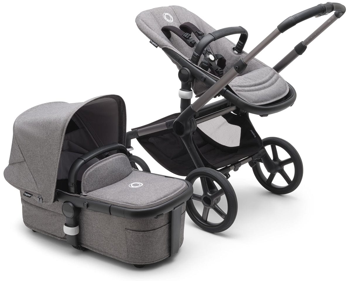 Bugaboo Fox 5 Complete Stroller - Graphite / Grey Melange / Grey Melange - 100051035