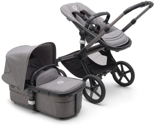 Bugaboo Fox 5 Complete Stroller - Graphite / Grey Melange / Grey Melange - 100051035