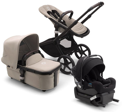 Bugaboo Fox 5 + Turtle One Travel System Bundle - Black / Desert Taupe / Black - 100051061-81703ZW01