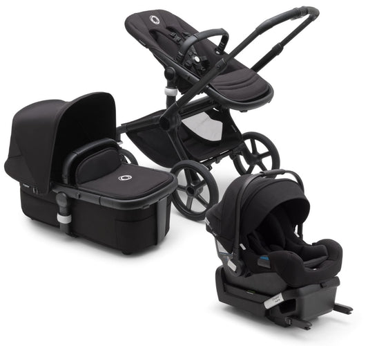 Bugaboo Fox 5 + Turtle One Travel System Bundle - Black / Midnight Black / Midnight Black / Black - 100051042-81703ZW01