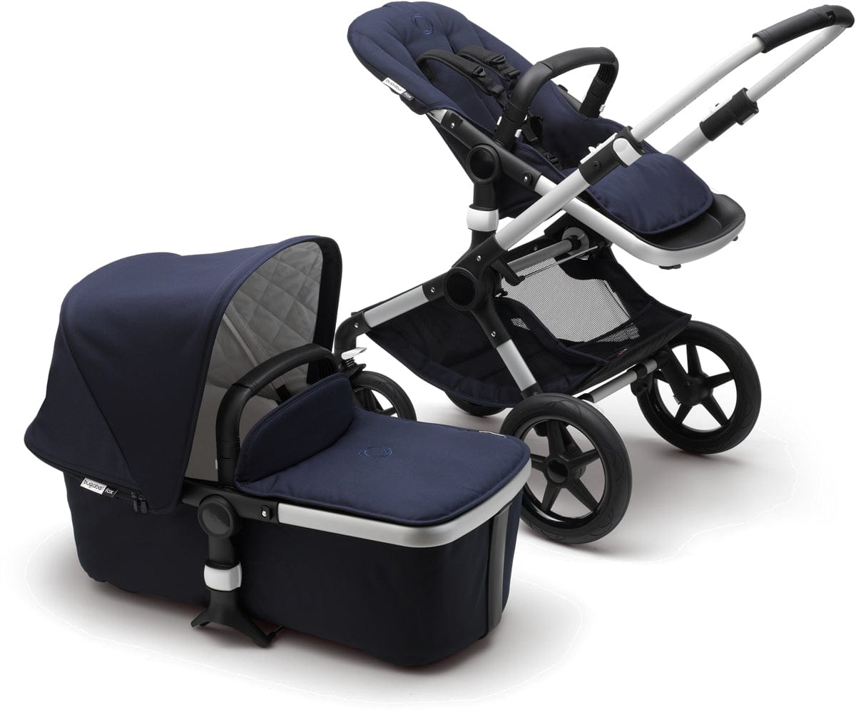 Bugaboo Fox Classic Complete Stroller - Aluminum/Dark Navy