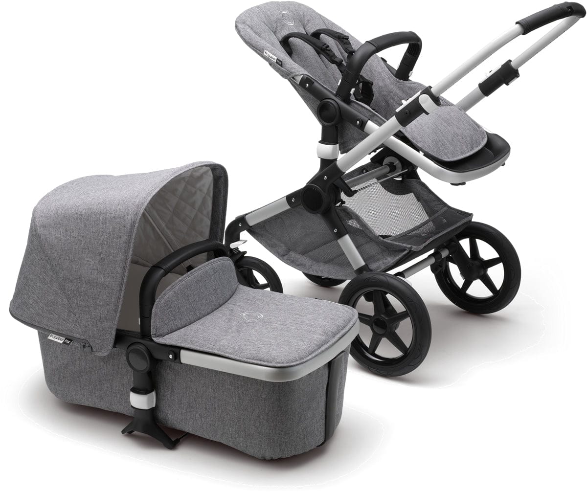 Bugaboo Fox Classic Complete Stroller - Aluminum/Grey Melange