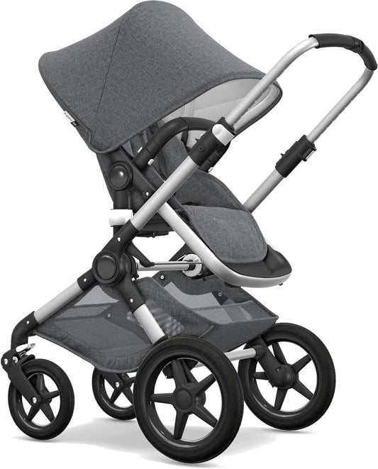 Bugaboo Fox Classic Complete Stroller - Aluminum/Grey Melange