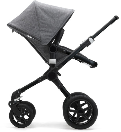 Bugaboo Fox Classic Complete Stroller - Black/Grey Melange