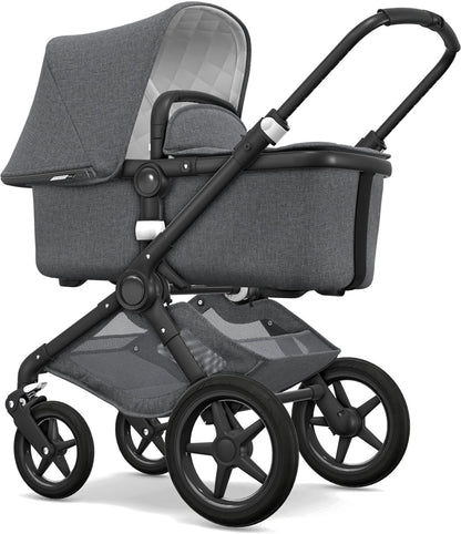 Bugaboo Fox Classic Complete Stroller - Black/Grey Melange