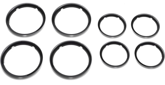 Bugaboo Fox Wheel Caps - Glossy Black