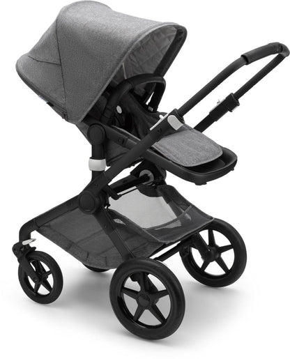 Bugaboo Fox2 Complete Stroller - Classic  - Black/Grey Melange - 231110GM04