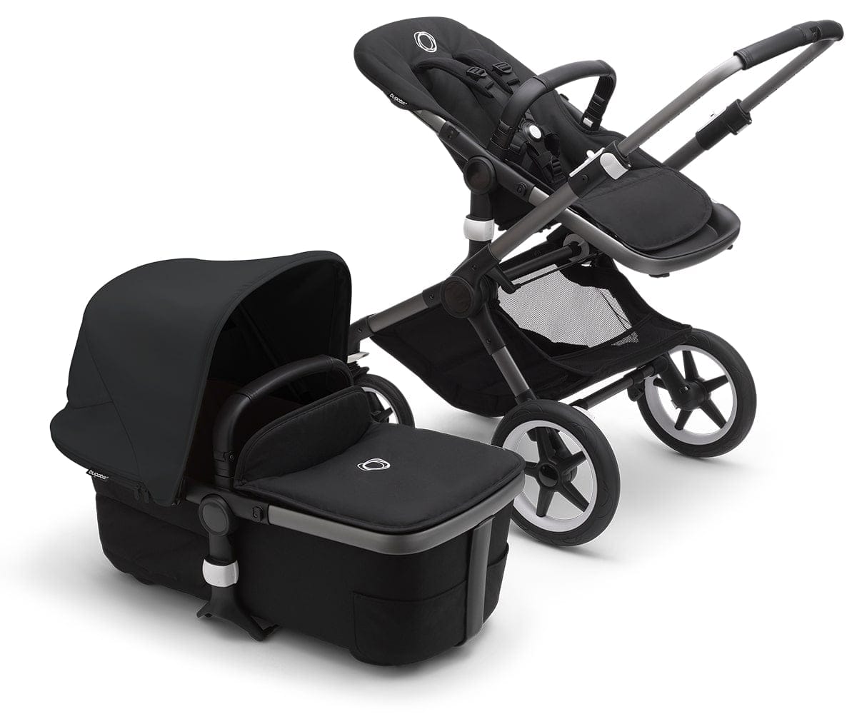 Bugaboo Fox3 Complete Stroller Bundle - Graphite / Midnight Black / Midnight Black - 2306010048-2306010060