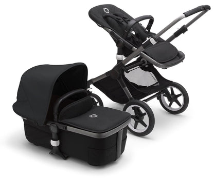 Bugaboo Fox3 Complete Stroller Bundle - Graphite / Midnight Black / Midnight Black - 2306010048-2306010060