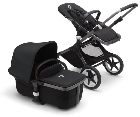 Bugaboo Fox3 Complete Stroller Bundle - Graphite / Midnight Black / Midnight Black - 2306010048-2306010060