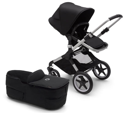 Bugaboo Fox3 Complete Stroller (One Box) - Aluminum / Midnight Black / Midnight Black - 2306010014